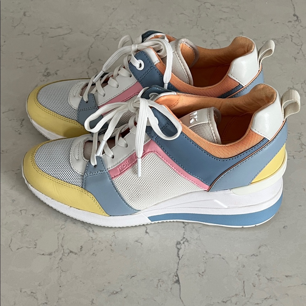 Michael Kors Multicolor Wedge Women's Sneakers - Picture 9 of 11